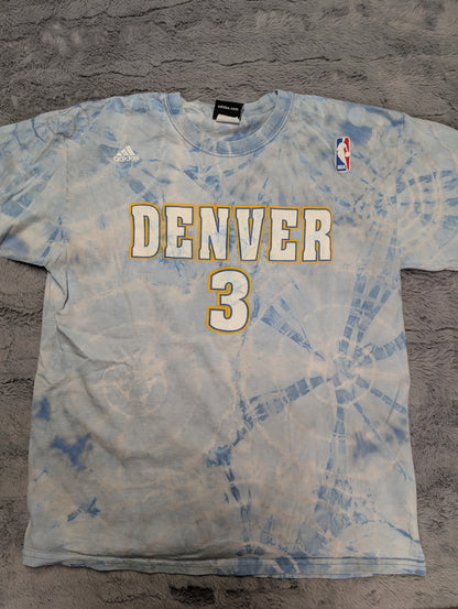 Denver Nuggets Iverson #3 Pastel Tie-Dye T-Shirt