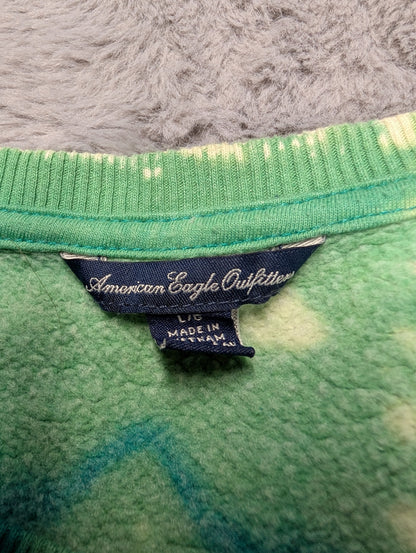 American Eagle Vintage 2000s Reverse Tie-Dye Crewneck Sweatshirt