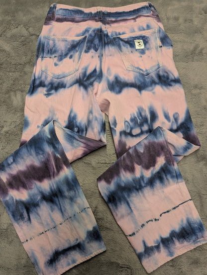 Forever 21 Pastel Color Tie-Dyed Denim