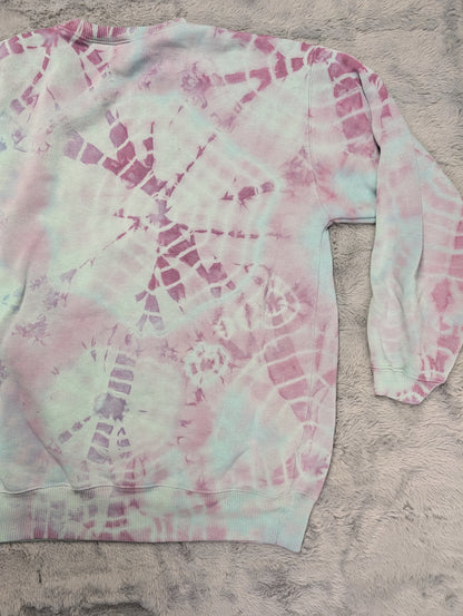 Cherokee: An American Tradition Pastel Tie-Dye Crewneck Sweatshirt Crewneck Sweatshirt