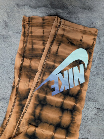 Nike Reverse Tie-Dye Leggings with Sportswear Logo