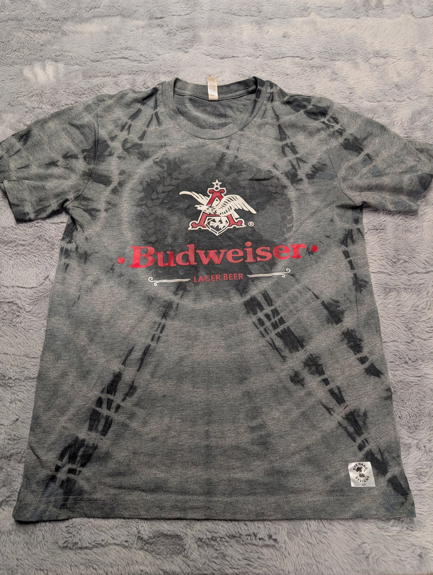 Anheuser Busch Budweiser Lager Beer Tie Dye T-Shirt