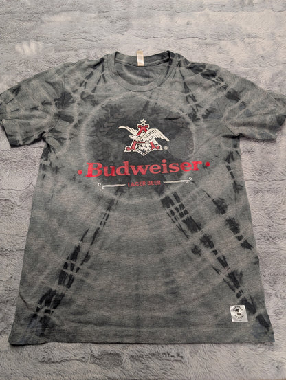 Anheuser Busch Budweiser Lager Beer Tie Dye T-Shirt
