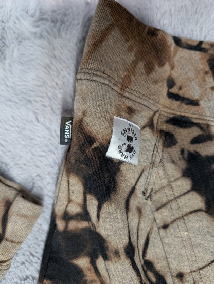 VANS "Off the Waffles" Reverse Tie-Dye Hoodie Sweatshirt