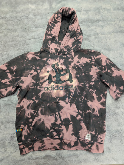 Adidas x Disney Goofy Reverse Tie-Dye Short Sleeve Hoodie