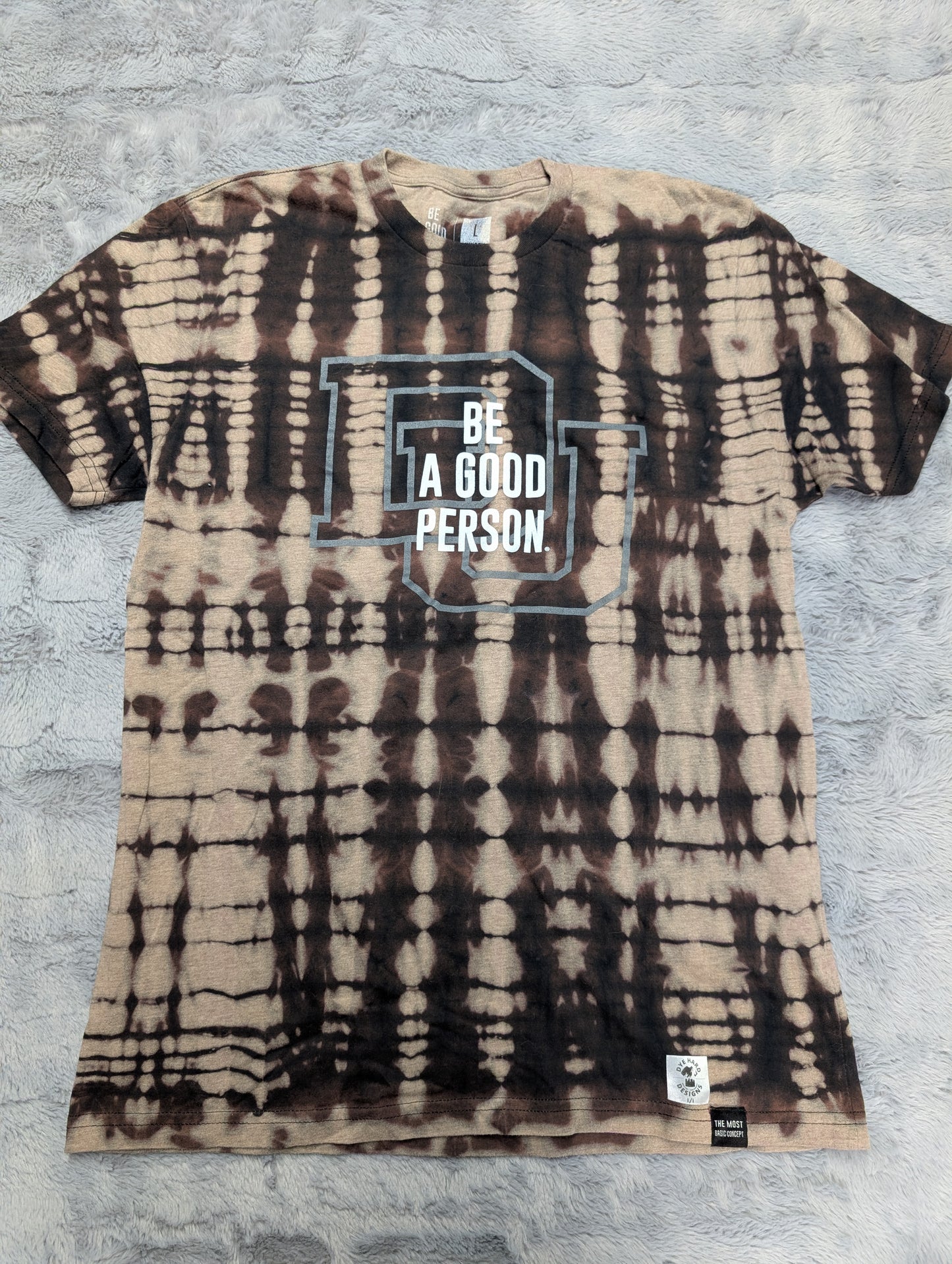 Be a Good Person University of Denver DU Soccer Reverse Tie-Dye T-Shirt