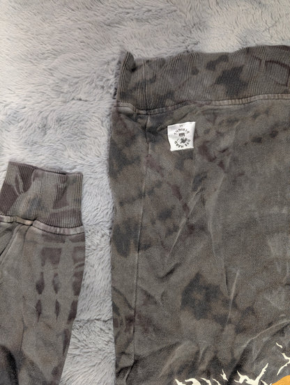 Goodfellow and Co. Reverse Tie-Dye Crewneck Sweatshirt with Sunset Mountain Design