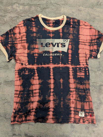 Levi's California Reverse Tie-Dye Ringer T-Shirt